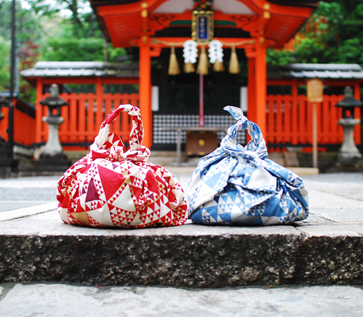 うろこ 綿風呂敷