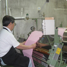 風呂敷が出来上がる工程